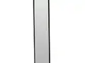 Дизайнерское напольное одностороннее зеркало Glass Memory Ablestar в металлической раме черного цвета